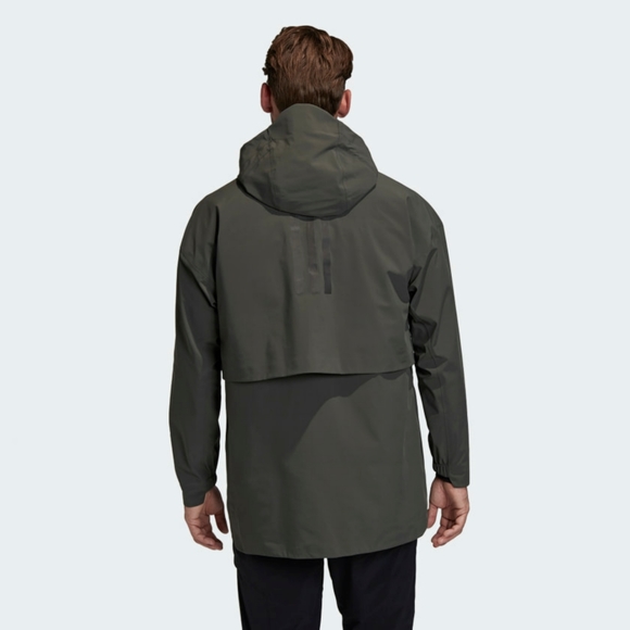 NWT Adidas Mens MYSHELTER 3IN1 Rain Parka - Picture 5 of 16